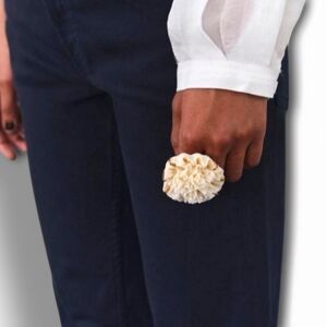 ZARA Resin Flower Maxi Ring